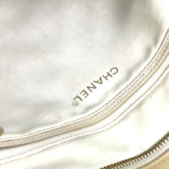 Authentic CHANEL CC CC Mark V-Stitch Chevron Shoulder bag Tote Bag Caviar Leathe - Picture 12 of 16